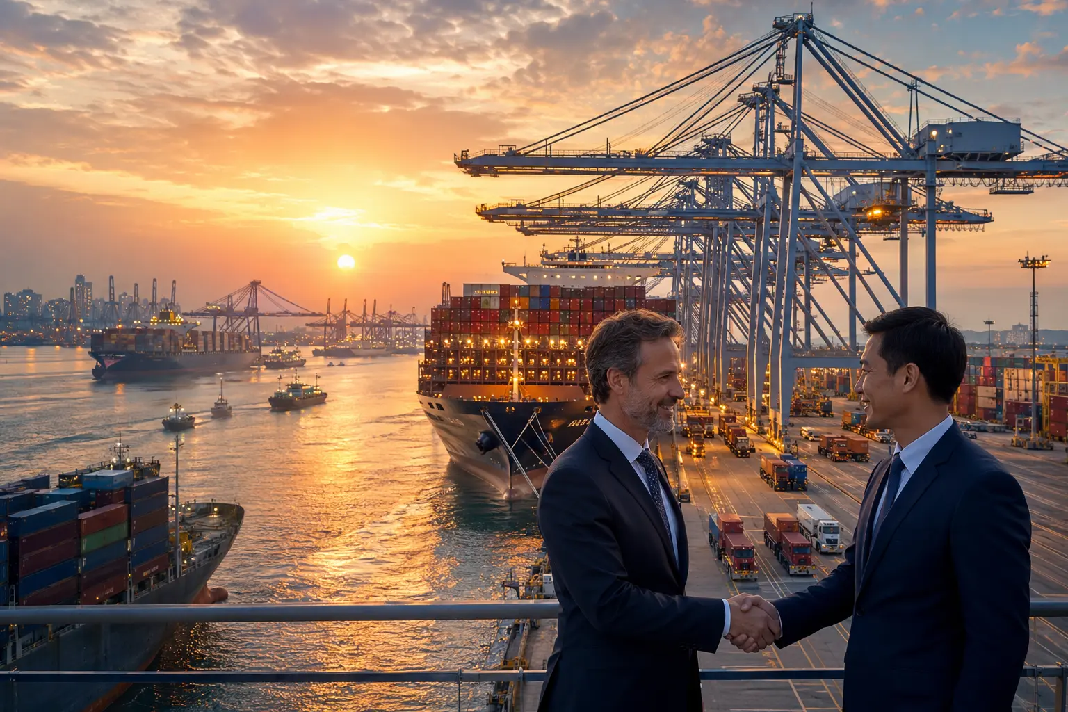 Maritime business development meeting